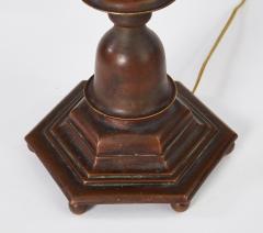 Bronze Table Lamps with Hexagonal Bases - 4590978