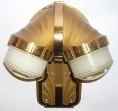 Bronze Train Wall Sconces Early 20th Century - 3400092