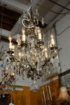 Bronze and Crystal Chandelier - 2954074