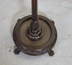 Bronze and Steel Flame Finial Firetools on Stand - 3330058