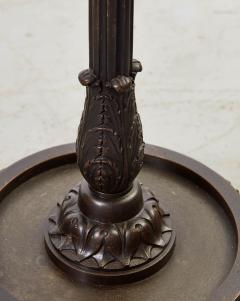 Bronze and Steel Flame Finial Firetools on Stand - 3330060