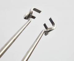 Bronze and Steel Flame Finial Firetools on Stand - 3330065