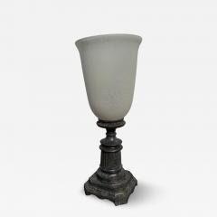 Bronze colored Table Top Torchiere Lamp with Shade - 4369224