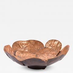 Bronze layered Leaf bowl - 1275456