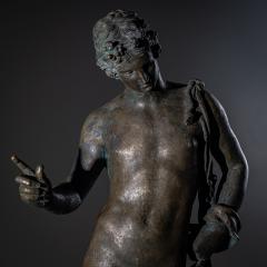 Bronze of Narcissus after the Antique 20th Century - 4531759