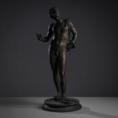 Bronze of Narcissus after the Antique 20th Century - 4532219