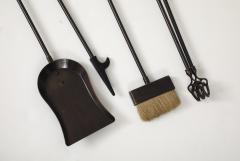 Bronzed Equestrian Fire Tools - 4292324