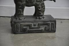 Bronzed Plaster Elephant Lamp - 1307383