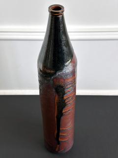 Brother Thomas Bezanson Early Tall Ceramic Vase with Unique Glaze by Brother Thomas Bezanson - 3542975