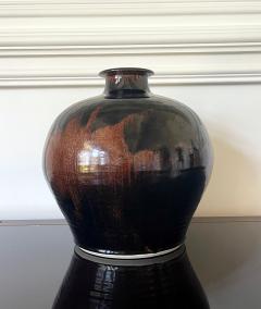 Brother Thomas Bezanson Large Ceramic Jar with Tenmoku Glaze by Brother Thomas Bezanson - 3028105