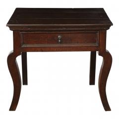 Brown English Oak Side Table - 1457166