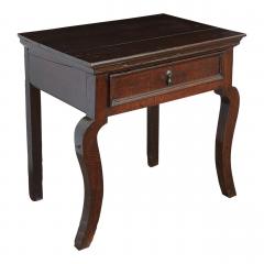 Brown English Oak Side Table - 1457167