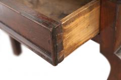 Brown English Oak Side Table - 1457186