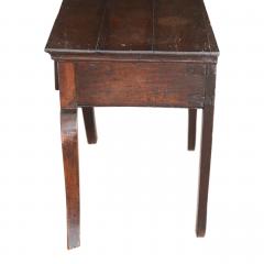 Brown English Oak Side Table - 1457192