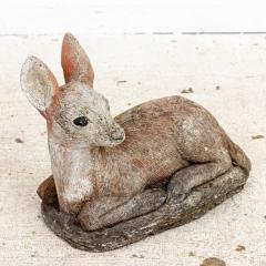 Brown Painted Doe or Deer Garden Ornament - 3137007