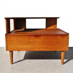 Brown Saltman John Keal Brown Saltman Boomerang Occasional Corner Table - 2752766