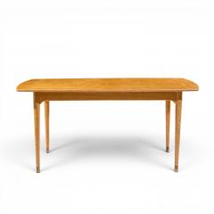 Brown Saltman John Keal for Brown Saltman Mid Century Bleached Mahogany Dining Table - 4651455