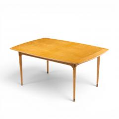 Brown Saltman John Keal for Brown Saltman Mid Century Bleached Mahogany Dining Table - 4651459