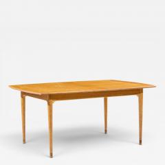 Brown Saltman John Keal for Brown Saltman Mid Century Bleached Mahogany Dining Table - 4651506