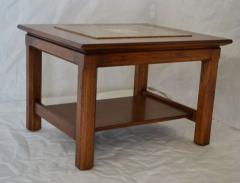 Brown Saltman Matched Pair of Stone Inlayed End Tables from Brown Saltman - 572743