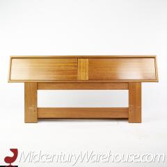 Brown Saltman Mid Century Storage Headboard - 2568925