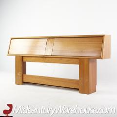 Brown Saltman Mid Century Storage Headboard - 2568926