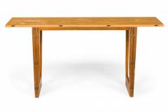 Brown Saltman Paul Laszlo for Brown Saltman Flip Top Wooden Console Dinette Table - 2794234