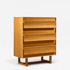 Brown Saltman Paul Laszlo for Brown Saltman Mid Century Bleached Mahogany Highboy Dresser - 4690313