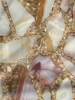 Brown Saltman UNUSUAL PAIR OF MID CENTURY SPECIMEN TOP TABLES - 2080259