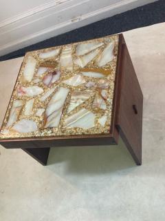 Brown Saltman UNUSUAL PAIR OF MID CENTURY SPECIMEN TOP TABLES - 2080260