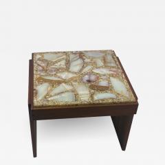 Brown Saltman UNUSUAL PAIR OF MID CENTURY SPECIMEN TOP TABLES - 2084638