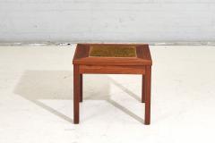 Brown Saltman by John Keal Walnut and Painted Copper Side End Table 1960 - 2904838