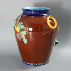 Brown Westhead Moore and Co Majolica Peaches Vase - 4373267