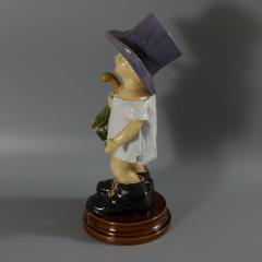 Brownfield Majolica Figure of a Child Titled PAPA - 3011870