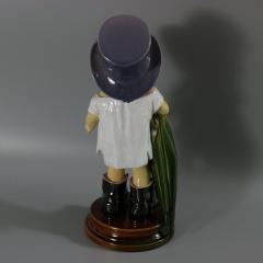 Brownfield Majolica Figure of a Child Titled PAPA - 3011872