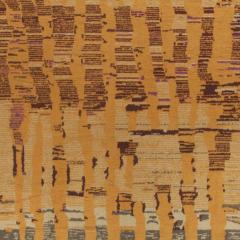Browns and Orange Patterned Area Rug - 4197911