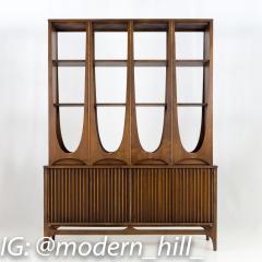 Broyhill Brasilia Mid Century Room Divider Wall Unit Shelving - 2568981