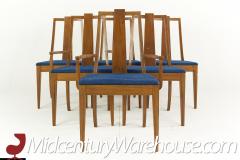 Broyhill Forward 70 Mid Century Walnut Dining Chairs Set of 6 - 2569009