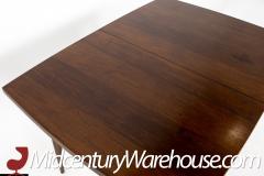 Broyhill Saga Mid Century Walnut Surfboard Dining Table with Leaf - 2358387