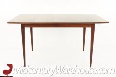 Broyhill Sculptra Mid Century Walnut Dining Table with 3 Leaves - 3691155