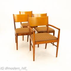 Broyhill Style Mid Century Walnut Dining Chairs Set of 5 - 1869969