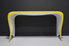 Bruce Berman Goddess Console by Bruce Berman 1985 in Yellow and White Lacquer - 2336577