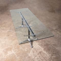 Bruce Burdick for Herman Miller Hi Tech Industrial Modern Glass Dining Table - 4603492