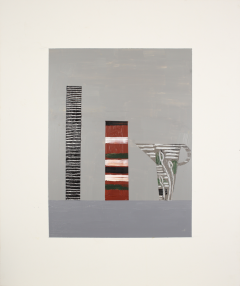 Bruce McLean Three Ceramics in Grey Interior 2022 - 3376180