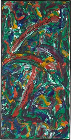 Bruce Myers Mid Century Abstract Original Oil on Canvas Painting - 3696416