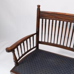 Bruce Talbert Bruce Talbert attri An Aesthetic Movement upholstered love or twin window seat - 4191564