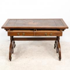 Bruce Talbert Bruce Talbert attributed for Cox Sons A good period Gothic Revival oak desk - 4191567