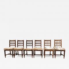 Bruce Talbert Bruce Talbert for Gillows Set of 6 English Aesthetic Movement Oak Dining Chairs - 4186677