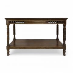 Bruce Talbert Bruce Talbert for Gillows attributed Gothic Revival Two Tier Library Table - 4191579