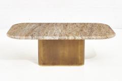 Brueton Brass Base Granite Top Coffee Table 1970 - 2053365